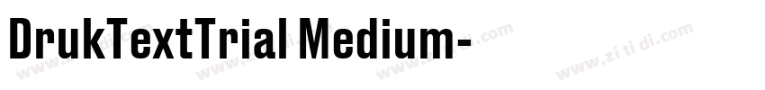 DrukTextTrial Medium字体转换 DrukTextTrial Medium字体转换